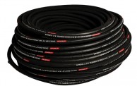 What should be noted when printing vulcanization labels for rubber hoses?